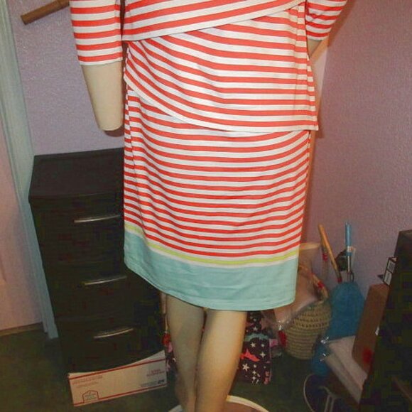 J. McLaughlin Nicola Catalina Cloth Dress Size M Sleeveless Stretch Jersey NEW - Picture 9 of 10